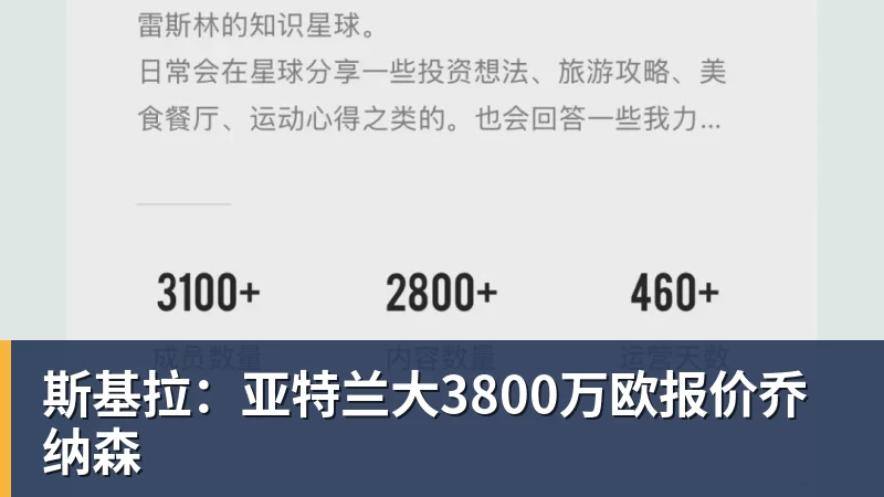 mk体育斯基拉：亚特兰大3800万欧报价乔纳森